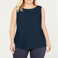 Charter Club Women's Plus Sleeveless Top Blue Size 1X