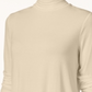 JM Collection Women's Turtleneck Top Brown Size Petite