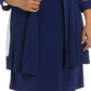 R & M Richards Women's Shift Dress and Jacket Blue Size 16W