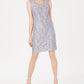 R & M Richards Women's Embellished Lace Sheath Dress & Jacket Gray Size 18