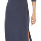 R & M Richards Women's Cold Shoulder Gown Gray Size 16