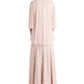 R & M Richards Women's Beaded Dress & Flyaway Jacket Pink Size 6
