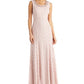R & M Richards Women's Beaded Dress & Flyaway Jacket Pink Size 6
