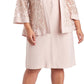 R & M Richards Women's Dress & Soutache Jacket Pink Size 14W