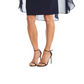 R & M Richards Women's Embellished Chiffon Cape Dress Black Size 8Petite