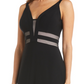 Morgan & Co. Women's Mesh Inset Mermaid Gown Black Size 6