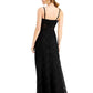 Morgan & Co. Women's Corset Lace Sleeveless Gown Black Size 5