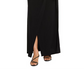 Nightway Women's Jacquard Faux Wrap Gown Black Size 8