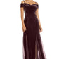 Nightway Women's Sweetheart Neckline Full Length Evening Gown Dress Red Size 18W