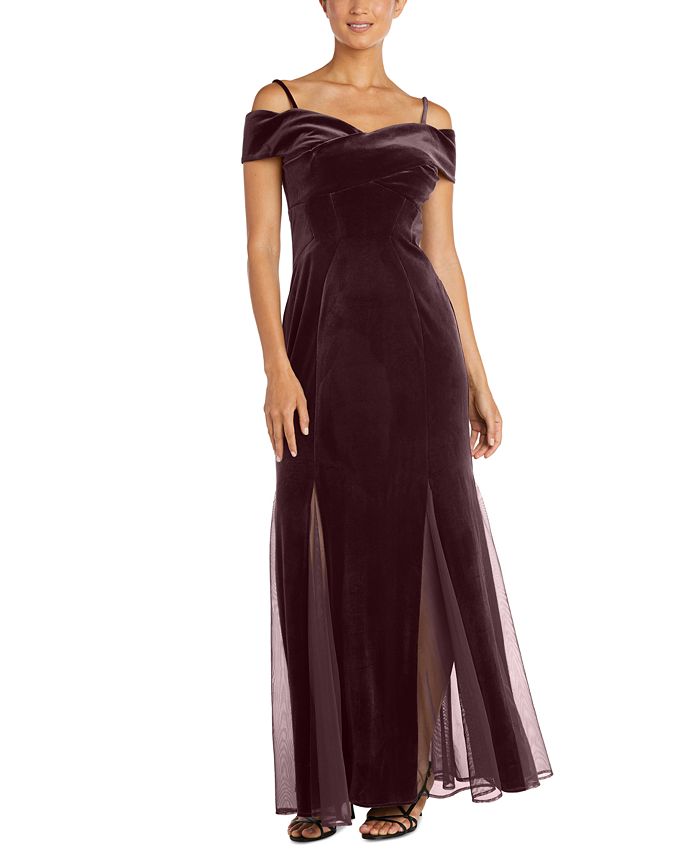 Nightway Women's Sweetheart Neckline Full Length Evening Gown Dress Red Size 18W