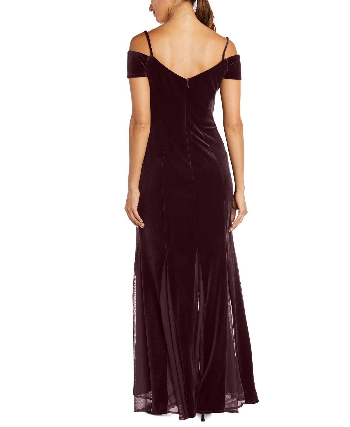 Nightway Women's Sweetheart Neckline Full Length Evening Gown Dress Red Size 18W