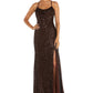 Nightway Women's Sequin Gown Red Size 4