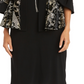 R & M Richards Men's 2 Pc Printed Jacket & Necklace Dress Black Size 12P
