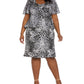 R & M Richards Women's Tie Front Jacket & Dress Black Size 20W