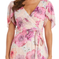 Nightway Women's High Low Ruffled Dress Pink Size 4