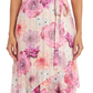 Nightway Women's High Low Ruffled Dress Pink Size 4