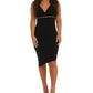 Nightway Women's Embellished Cocktail Dress Black Size 22W