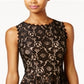 City Studios Women's Sleeveless Short Fit Flare Party Dress Black Size 7