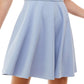 City Studios Women's Cotton Blend Lace Zippered Cap Sleeve Crew Neck Short Fit Flare Dress Blue Size 9