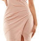 City Studios Junior's Halter Neck Glitter Bodycon Dress Pink Size 5