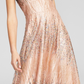 Say Yes To The Prom Junior's Embellished Gown Brown Size 9