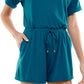 Bebop Junior's Drawstring Romper Blue Size X-Small