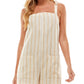 Bebop Junior's Shoulder Tie Shortalls Dress Brown Size X-Large