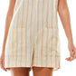 Bebop Junior's Shoulder Tie Shortalls Dress Brown Size X-Large