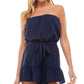 Bebop Junior's Ruffled Leg Romper Blue Size X-Large