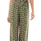 Kingston Women's Floral Print Surplice Jumpsuit Green Size XX-Small