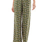 Kingston Junior's Printed Tie Waist Jumpsuit Green Size Large