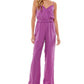 Kingston Grey Junior's Ruffled Jumpsuit Green Size Large