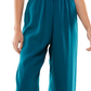 Kingston Grey Junior's Ruffled Jumpsuit Green Size Large