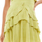 City Studios Junior's Ruffled Dress Green Size 3