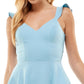 City Studios Junior's Fit & Flare Dress Blue Size 5