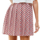 Kingston Junior's Two Piece Printed Skirt Dress Pink Size XX-Large
