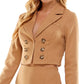 Kingston Junior's 2 Pc Blazer & Skirt Set Brown Size Small