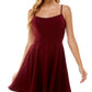 City Studios Junior's Lace Back Fit & Flare Dress Purple Size 3