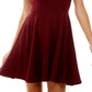 City Studios Junior's Lace Back Fit & Flare Dress Purple Size 3