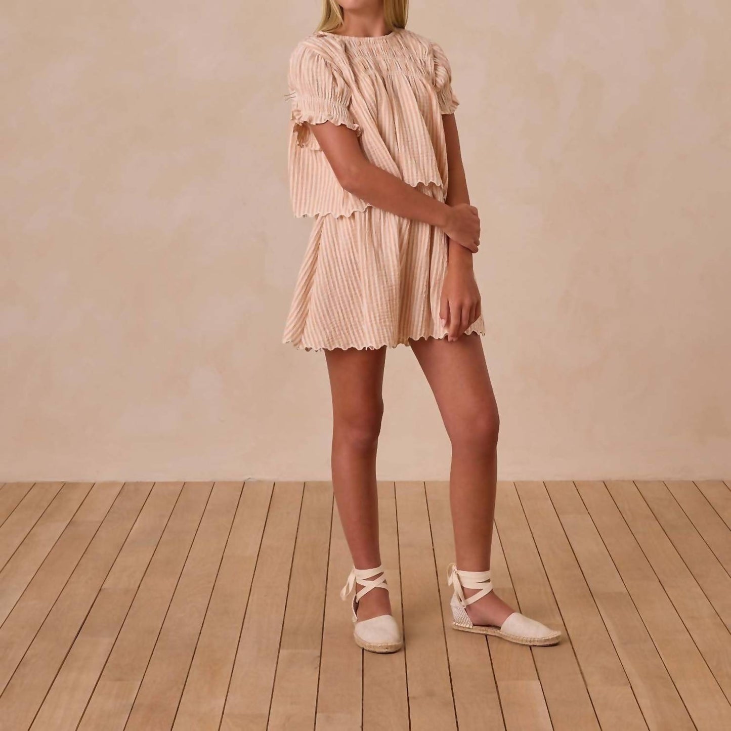 Rylee + Cru - Grapefruit Stripe Set