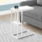 Accent Table, C-Shaped, Marble Look Contemporary & Modern Convenient Design