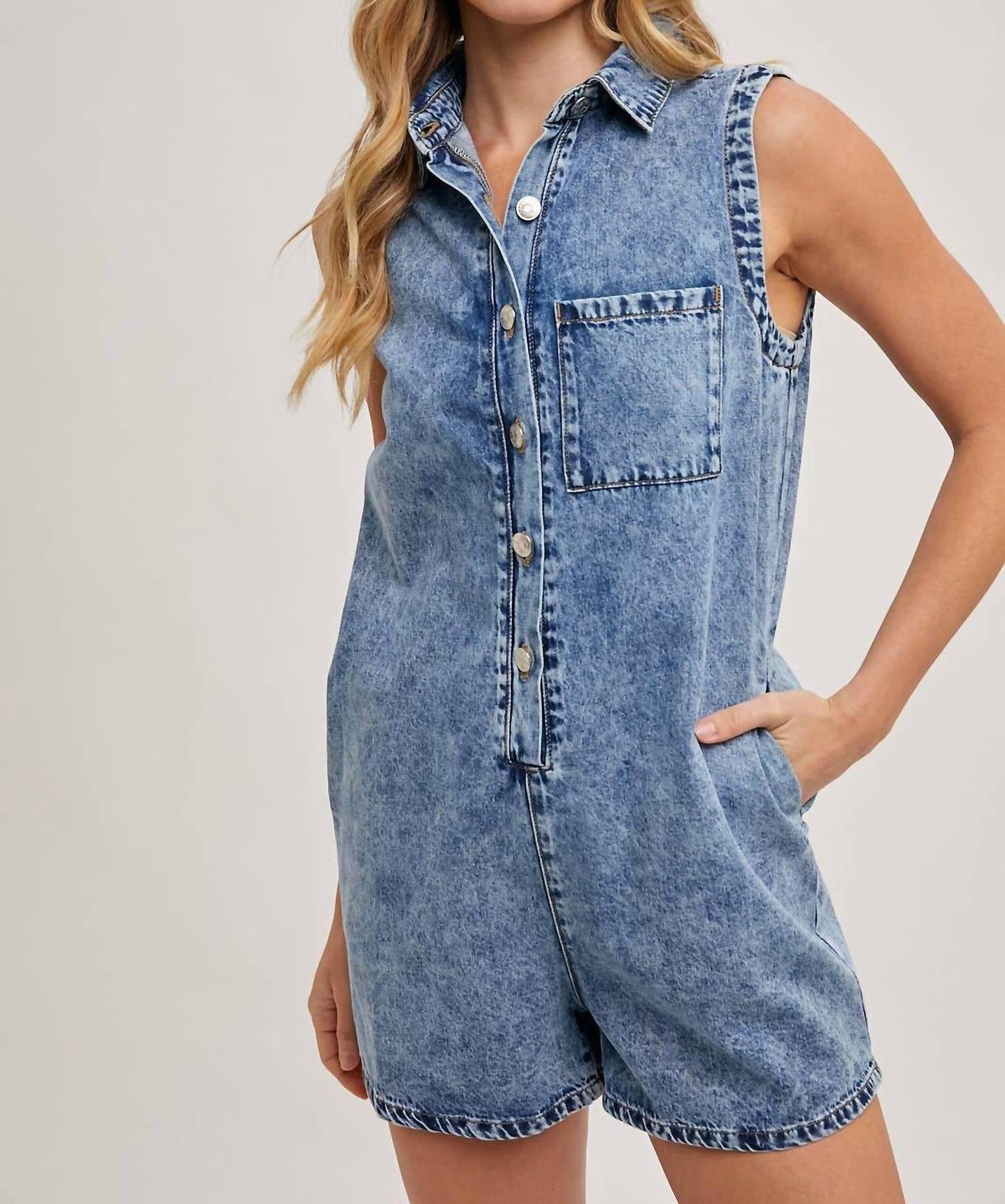 Bluivy - Warmer Days Denim Romper