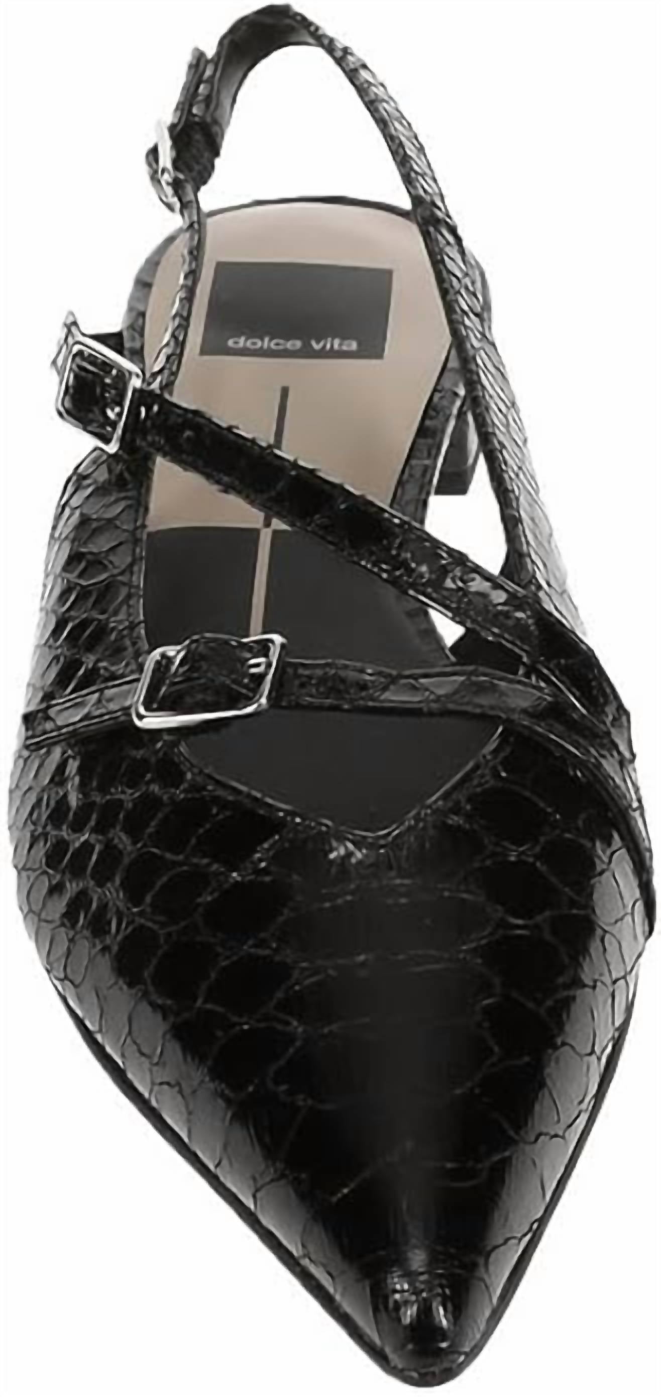 Dolce Vita - Women's Pamla Strappy Pointed Toe Buckle Ballet Flats