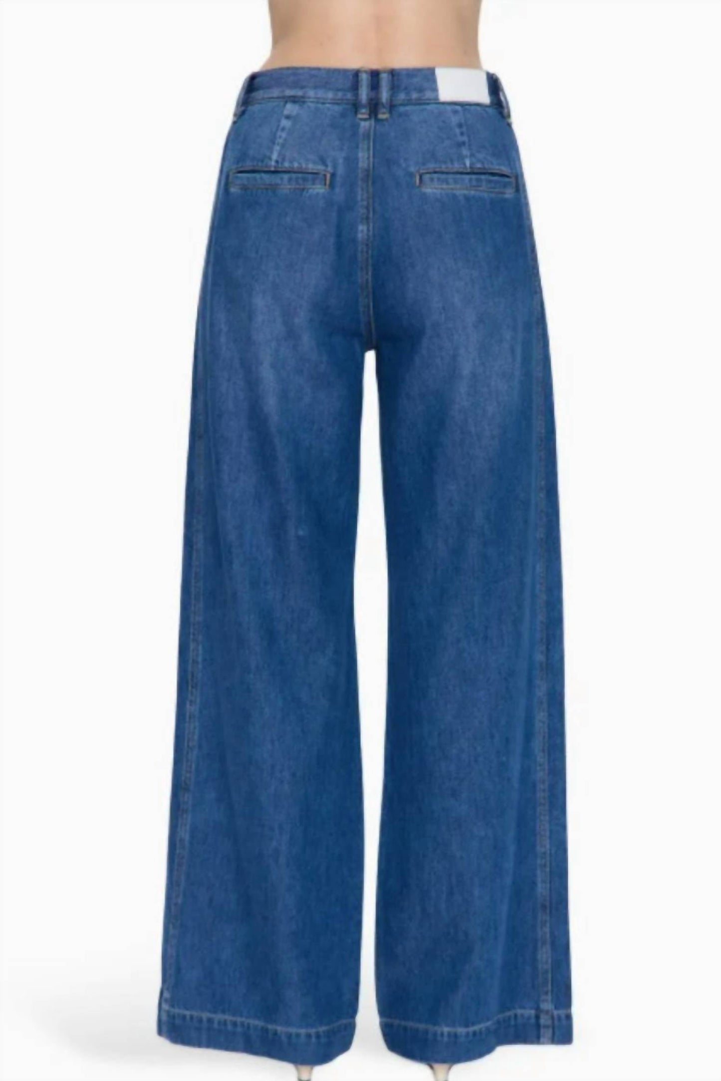 Pistola - Jadyn Seamed Low Slung Palazzo Jean