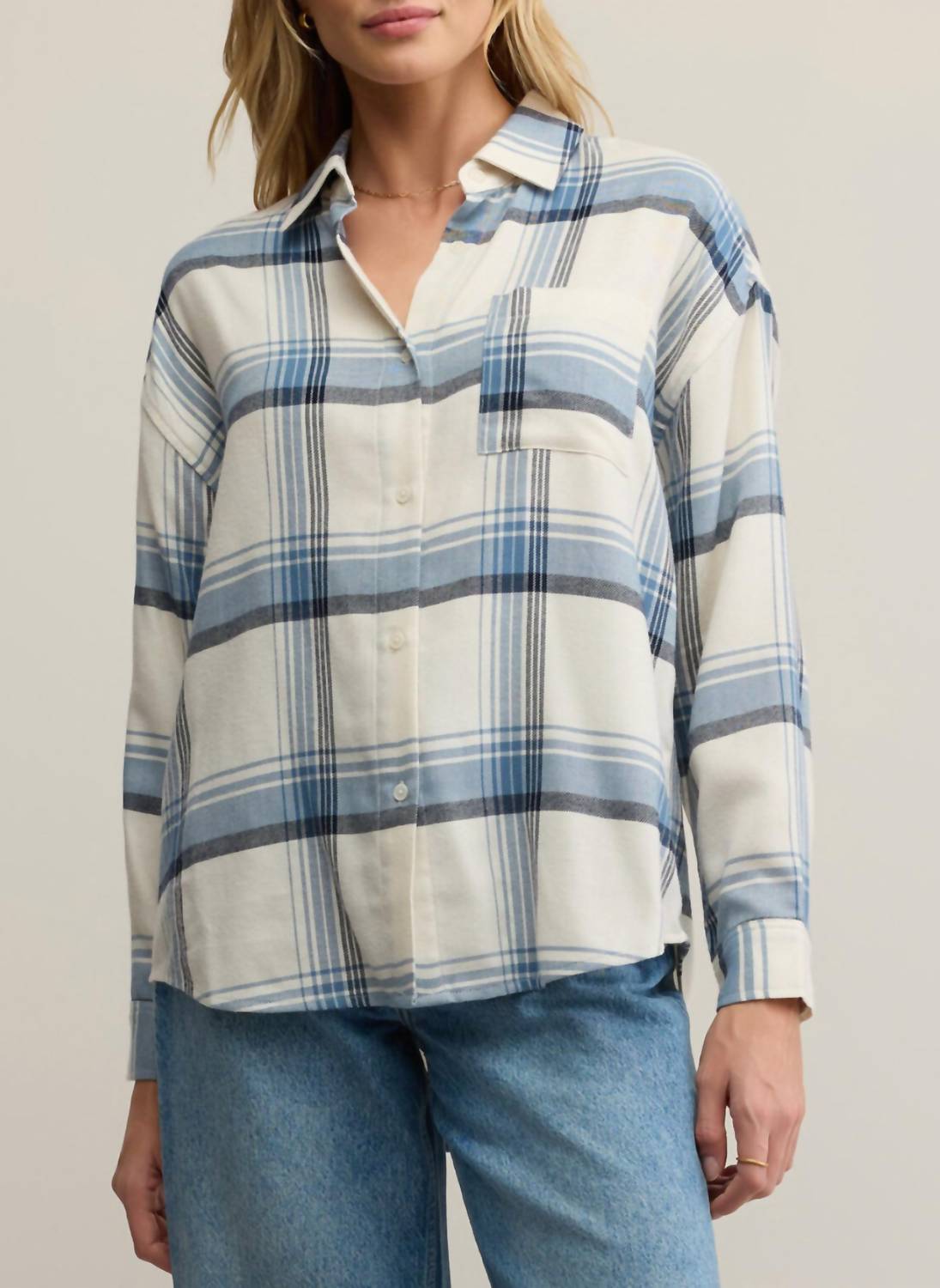 Z Supply - River Plaid Button Up Shirt