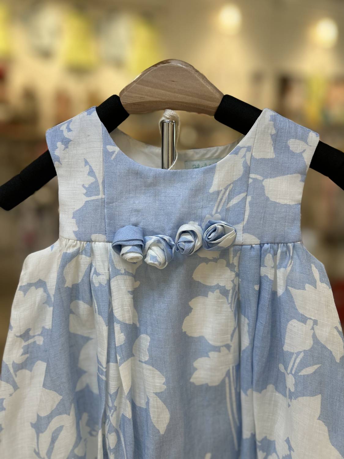 Abel & Lula - Girls Floral Linen Dress