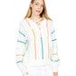 Roxy Bay of Rainbows Snow White Top