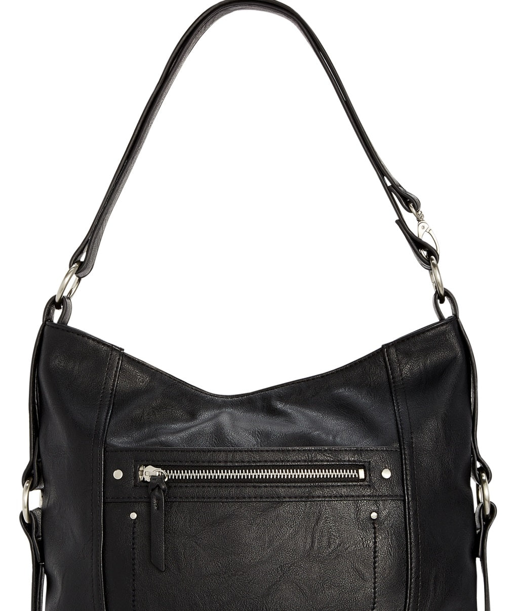 INC International Concepts Women's Riverton Hobo Black Size Regular
