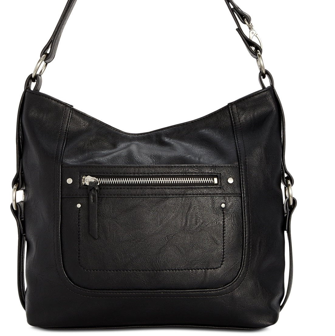 INC International Concepts Women's Riverton Hobo Black Size Regular