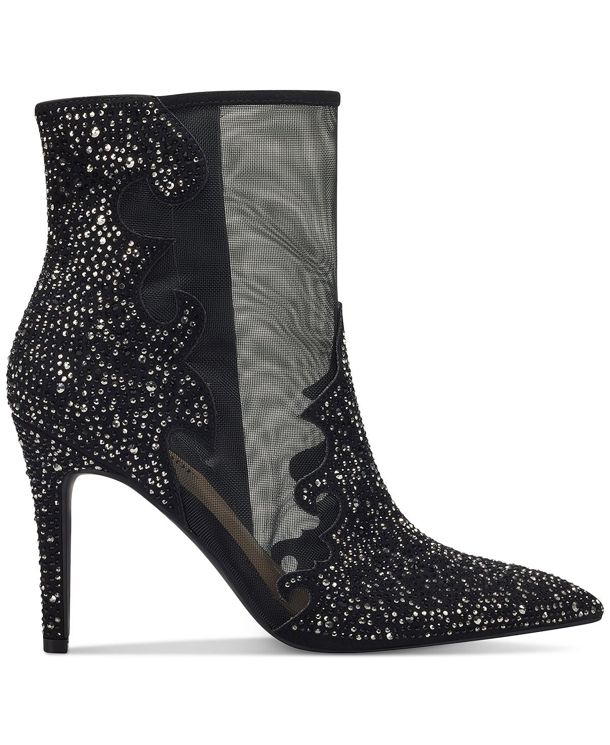 Thalia Sodi Women's Rosanna Embellished Dress Booties Black Size 7.5 M